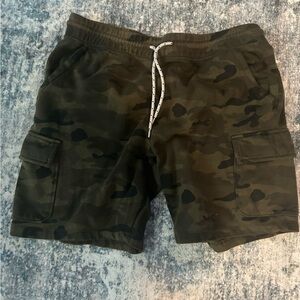 Old Navy Green Camo Cargo Shorts
